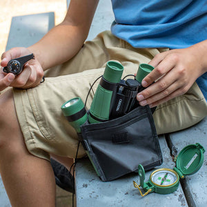 AdventurePak 5 Piece Exploration Kit for Kids (Binoculars, Torch, Compass, Thermometer, Whistle) - Carson