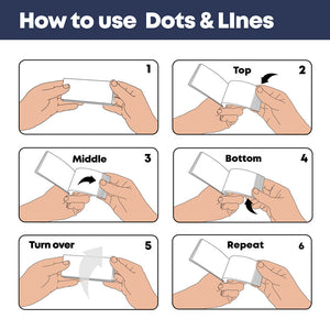 Dots & Lines Puzzle Flipbook Set - Flipboku