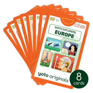 Earth Explorers - Cards for Yoto Player / Mini (8 Cards)