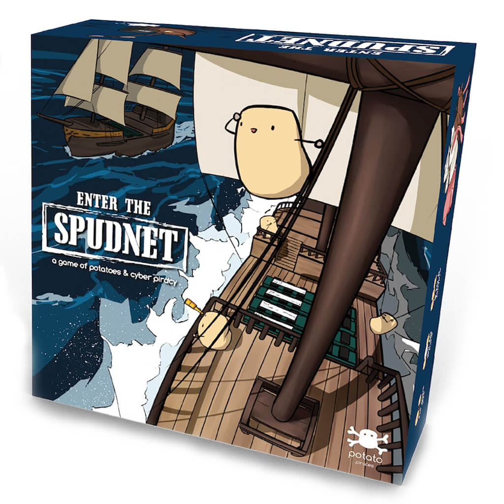 Enter the Spudnet Cybersecurity Board Game - Potato Pirates (DAMAGED BOX)