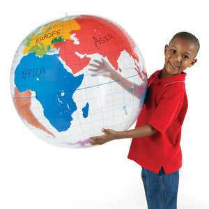 Giant Inflatable Labelling Globe (68cm) - Learning Resources