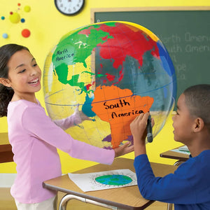 Giant Inflatable Labelling Globe (68cm) - Learning Resources