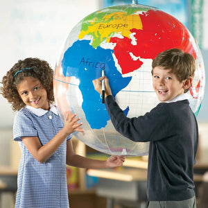 Giant Inflatable Labelling Globe (68cm) - Learning Resources