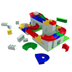 Starter Building Box Marble Run - Hubelino (85 Pieces)