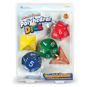 Jumbo Polyhedral Dice - Learning Resources
