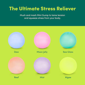 Mini Gump: the Memory Gel Stress Ball - Speks (Pack of 6)