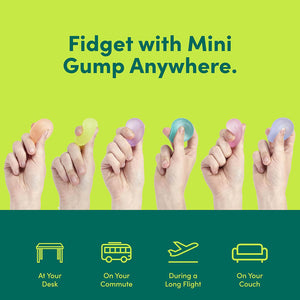 Mini Gump: the Memory Gel Stress Ball - Speks (Pack of 6)