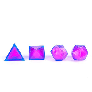 Polysquish Discovery Series Slow Rise Sugar Squishy - CMY Cubes
