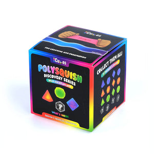 Polysquish Discovery Series Slow Rise Sugar Squishy - CMY Cubes