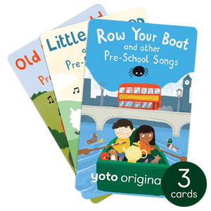 Pre-School Songs Pack - Cards for Yoto Player / Mini (3 Cards)