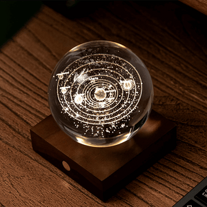 Solar System Amber Crystal Light - Gingko Design