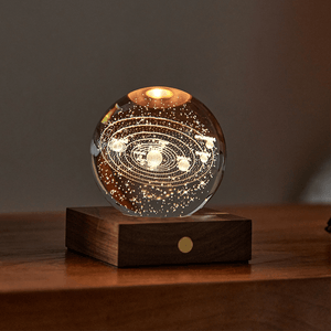 Solar System Amber Crystal Light - Gingko Design