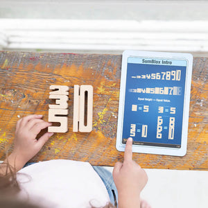 Sumblox Mini Maths Learning Blocks Basic Set (80 Blocks & 80 Activity Cards)