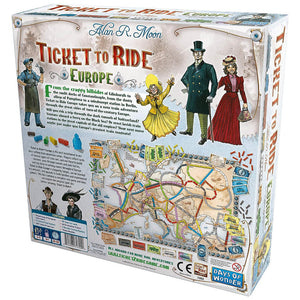 Ticket To Ride: Europe Board Game - Days Of Wonder