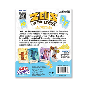 Zeus On The Loose Card Game - Gamewright