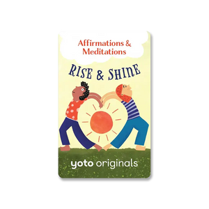 Affirmations and Meditations Pack - Cards for Yoto Player / Mini (5 Cards)