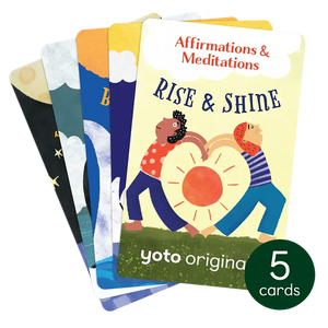 Affirmations and Meditations Pack - Cards for Yoto Player / Mini (5 Cards)