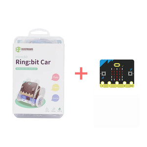 Ring:bit v2 Car Robot Kit with micro:bit - ELECFREAKS