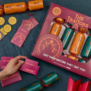 The Traitors Christmas Crackers 2026 (Set of 6) - Puzzle Post