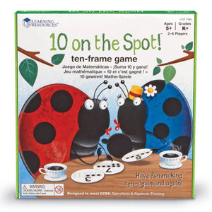 10 On The Spot Ten-Frame Addition Bingo Game - Steam Rocket