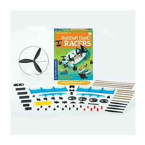 Rubber Band Racers: STEM Experiment Kit - Steam Rocket