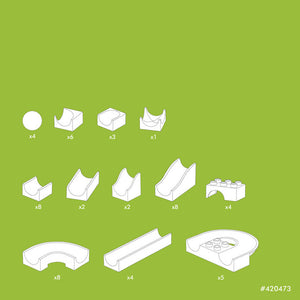 55 Piece Run Elements Set - Hubelino (55 Pieces)