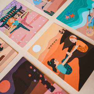 Kids Partner Yoga Cards - IMYOGI