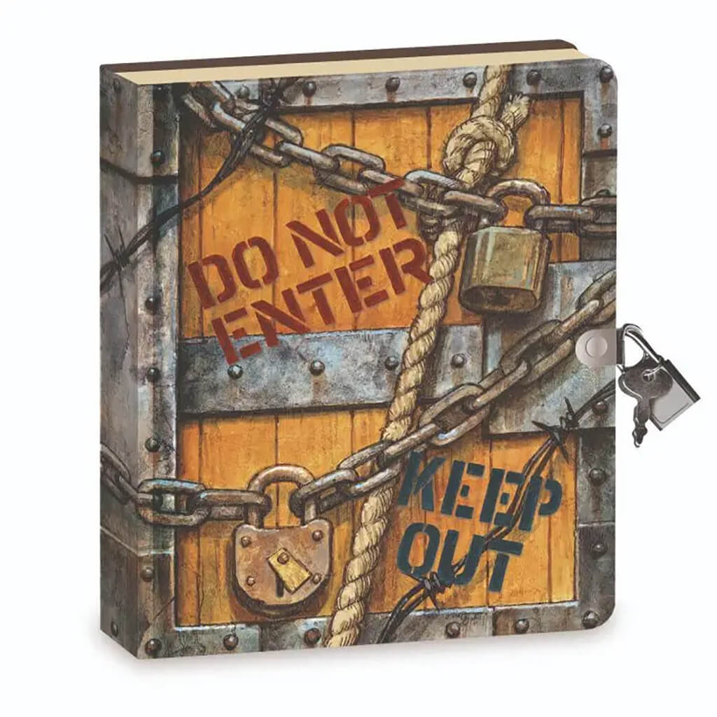 Lock and Key Diary: Keep Out - Peaceable Kingdom