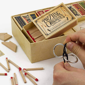 Puzzling Obscurities: 10 Pocket-Sized Matchbox Puzzles - Professor Puzzle