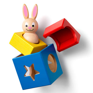 Bunny Boo Wooden Logic Puzzle Game - Steam Rocket