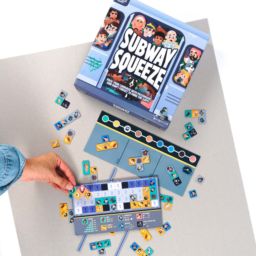 Subway Squeeze Game - Professor Puzzle