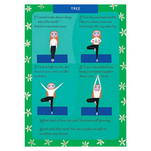 Yoga Pretzels: 50 Fun Yoga Activities for Kids & Grownups- Barefoot Books (Activity Cards) - DAMAGED BOX