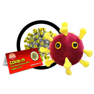 Covid-19 (Coronavirus SARS-CoV-2) Soft Toy - Giant Microbes