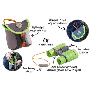 Terra Kids Binoculars with Bag - Haba