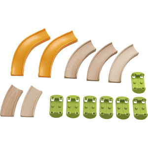 Kullerbu Ball Track Complementary Set Curves & Friends - Haba