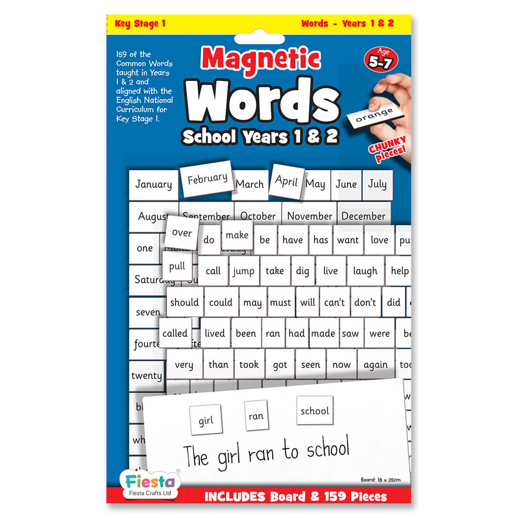 Magnetic Words for Years 1 & 2 - Fiesta Crafts