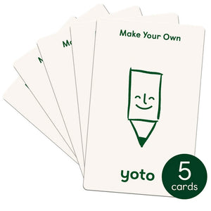 Make Your Own Cards for Yoto Player / Mini - Yoto (Pack of 5)