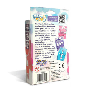 Math Rush 3: Fractions, Decimals & Percentages Card Game - Genius Games