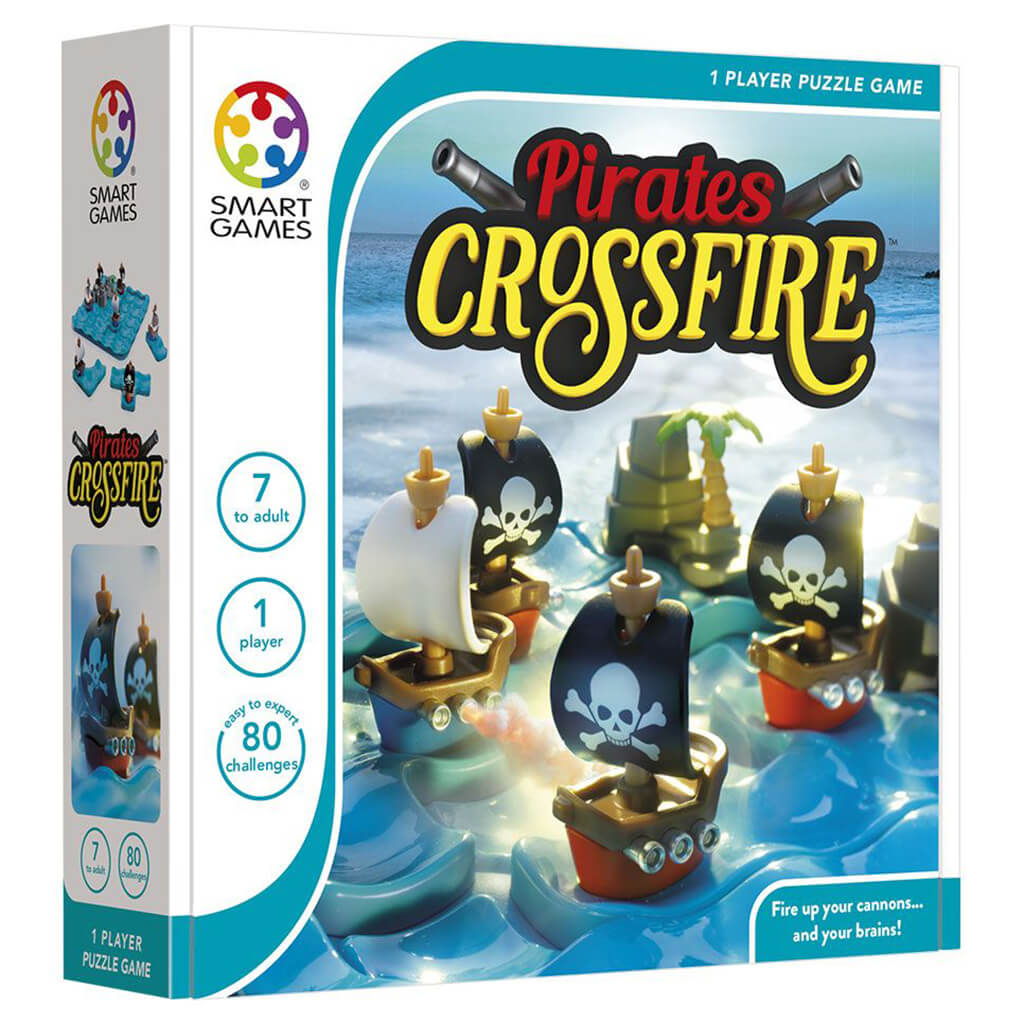Pirates Crossfire Logic Puzzle Game - SmartGames