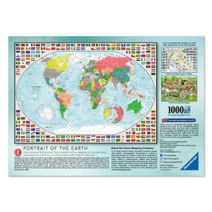 Portrait Of The Earth 1000-Piece Jigsaw Puzzle - Steam Rocket