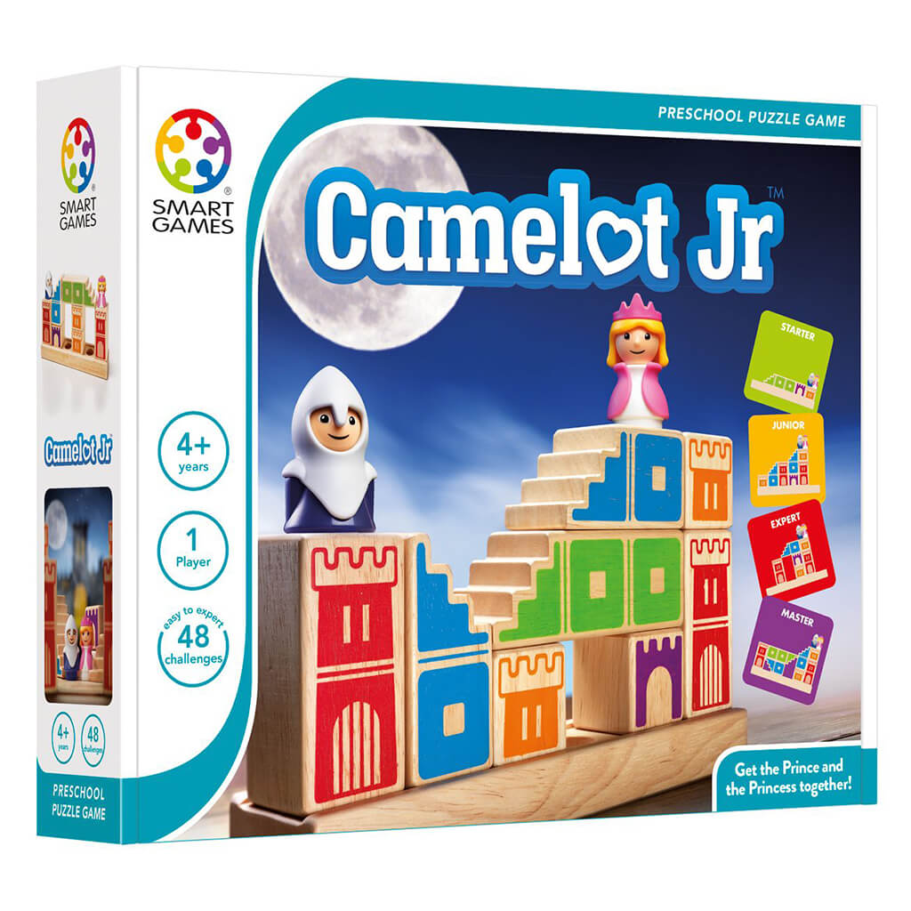 Camelot Jr Wooden Logic Puzzle Game - Steam Rocket