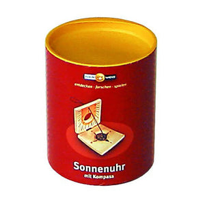 Sonnenuhr Wooden Sundial & Compass - Naseweiss