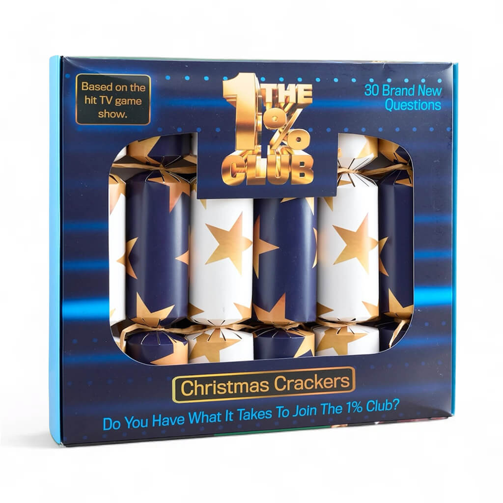 The 1% Club Christmas Crackers 2025 (Set of 6) - Puzzle Post