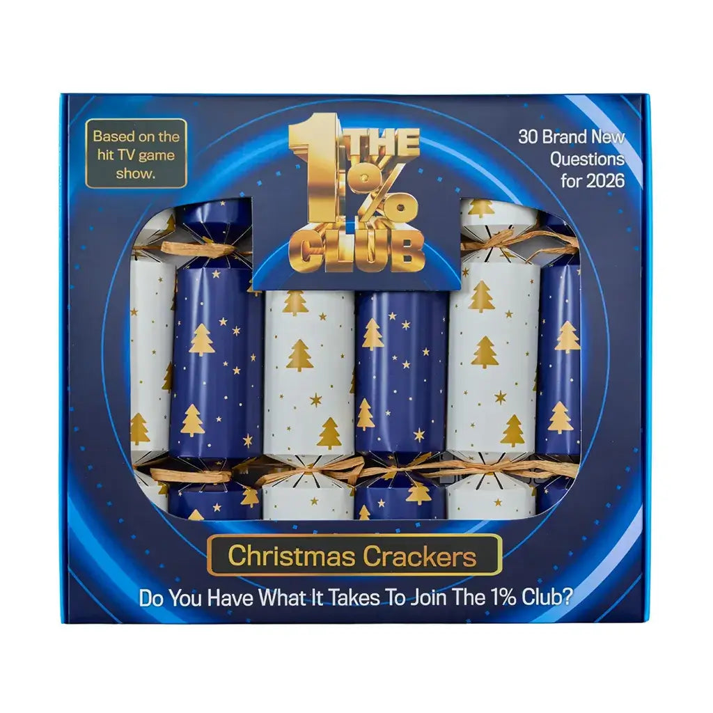 The 1% Club Christmas Crackers 2026 (Set of 6) - Puzzle Post