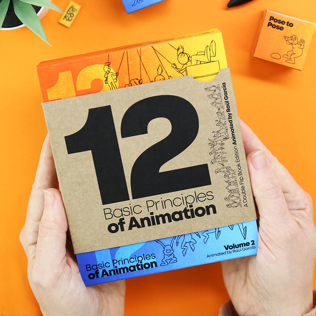 12 Principles of Animation Flipbook Set - Flipboku