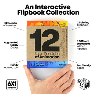 12 Principles of Animation Flipbook Set - Flipboku