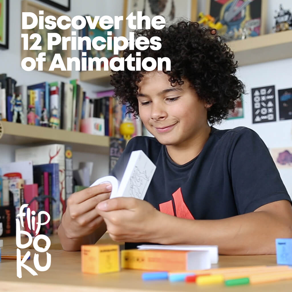 12 Principles of Animation Flipbook Set - Flipboku