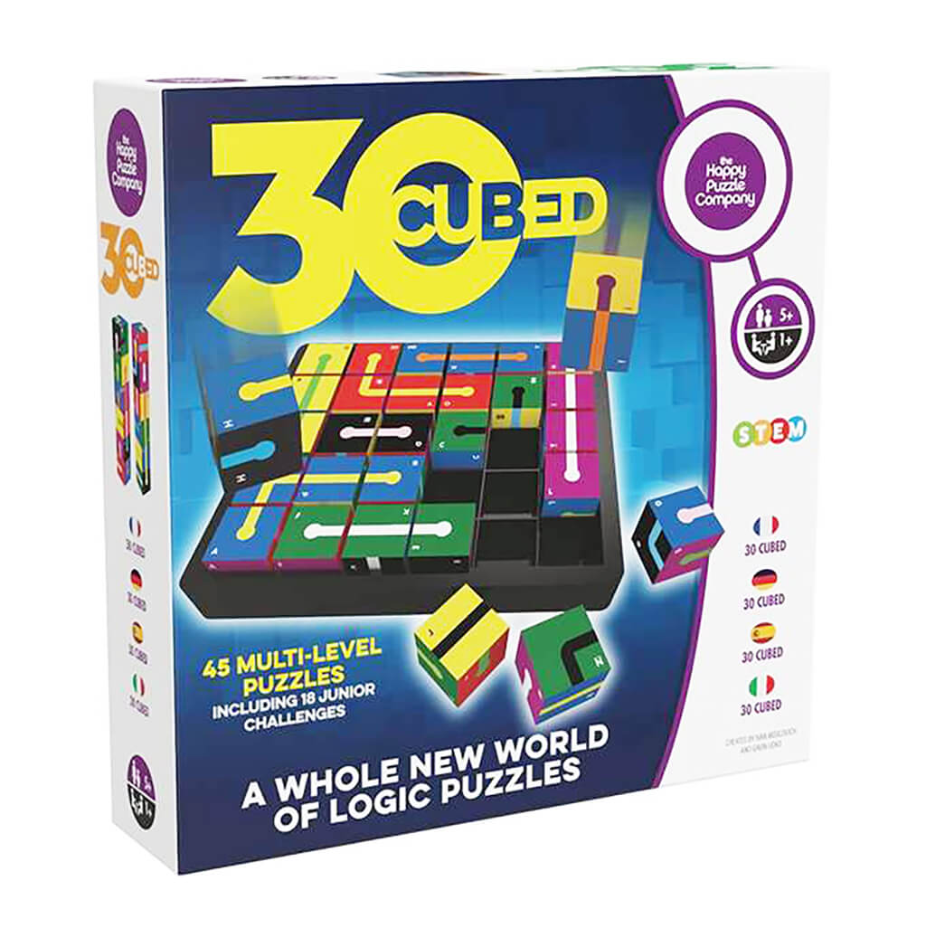 30 Cubed Logic Puzzle Game - The Happy Puzzle Company