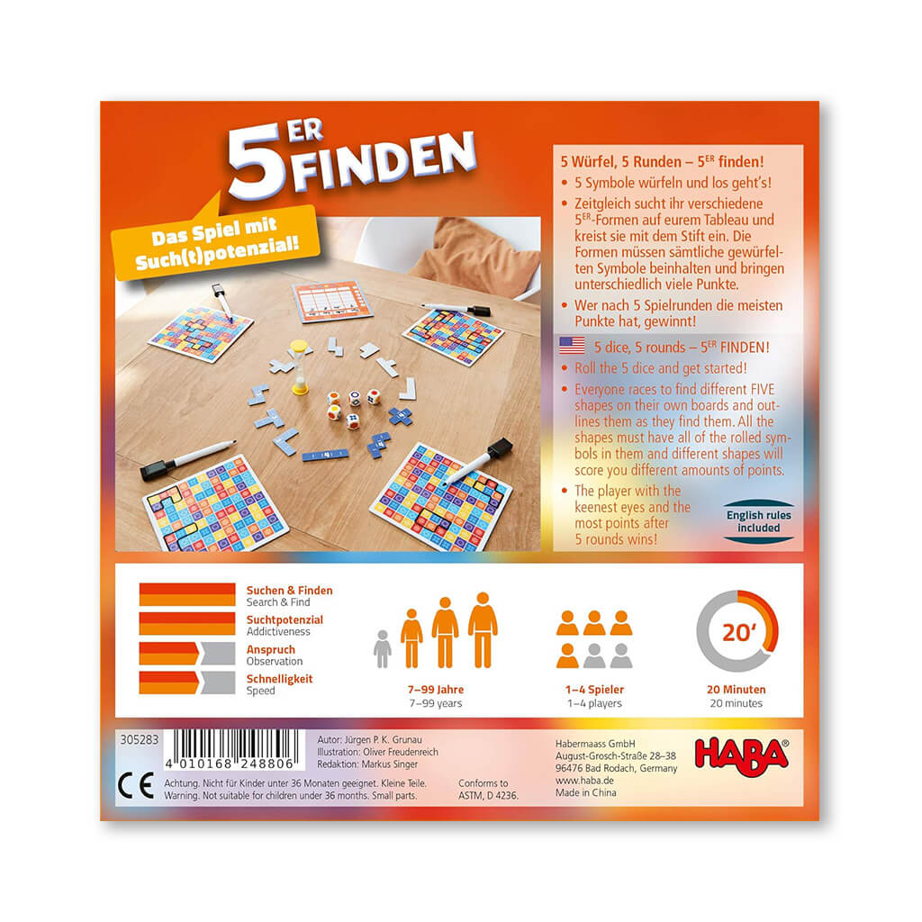 5er Finden Game - Haba