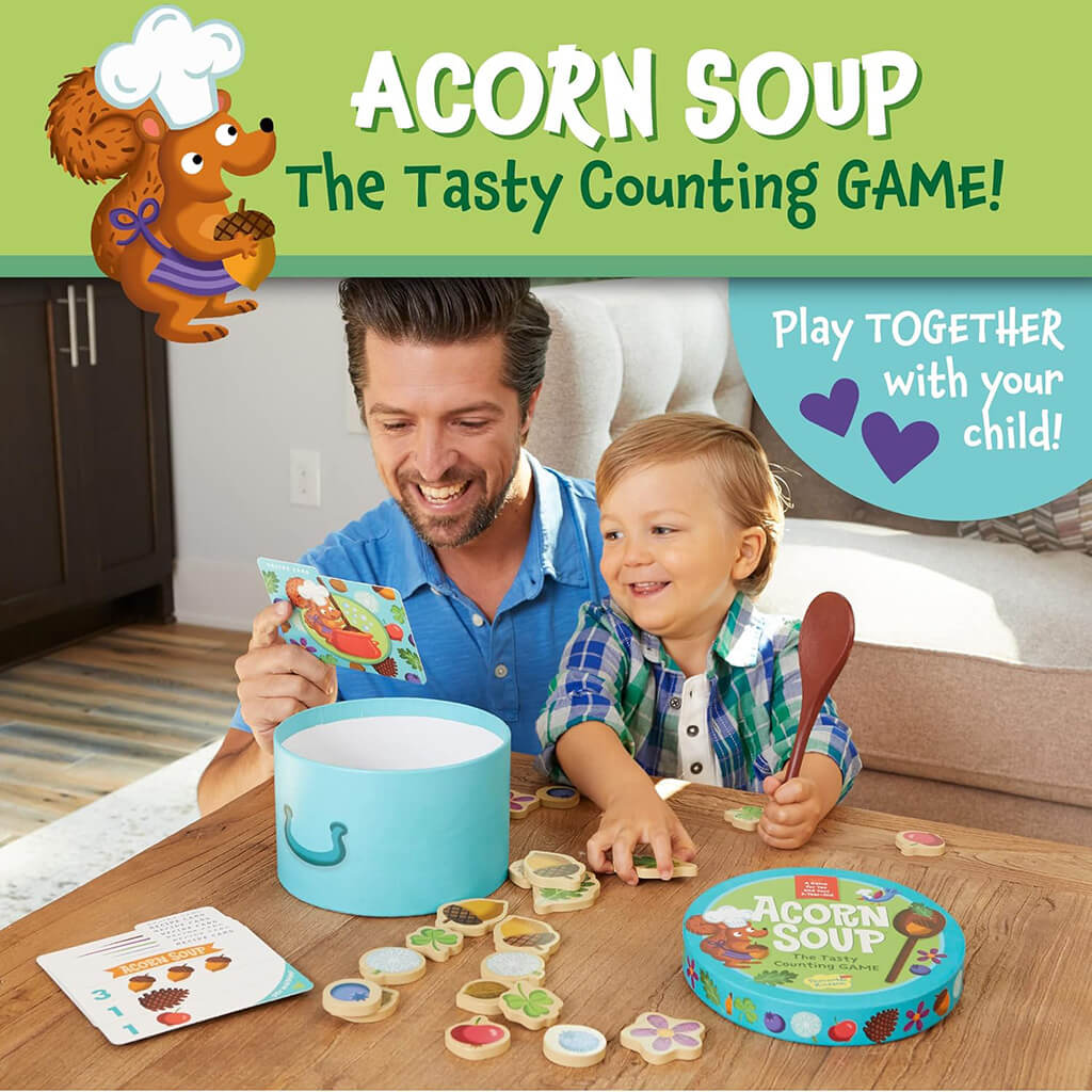 Acorn Soup: Tasty Counting Game for You and Your Two Year-Old - Peaceable Kingdom